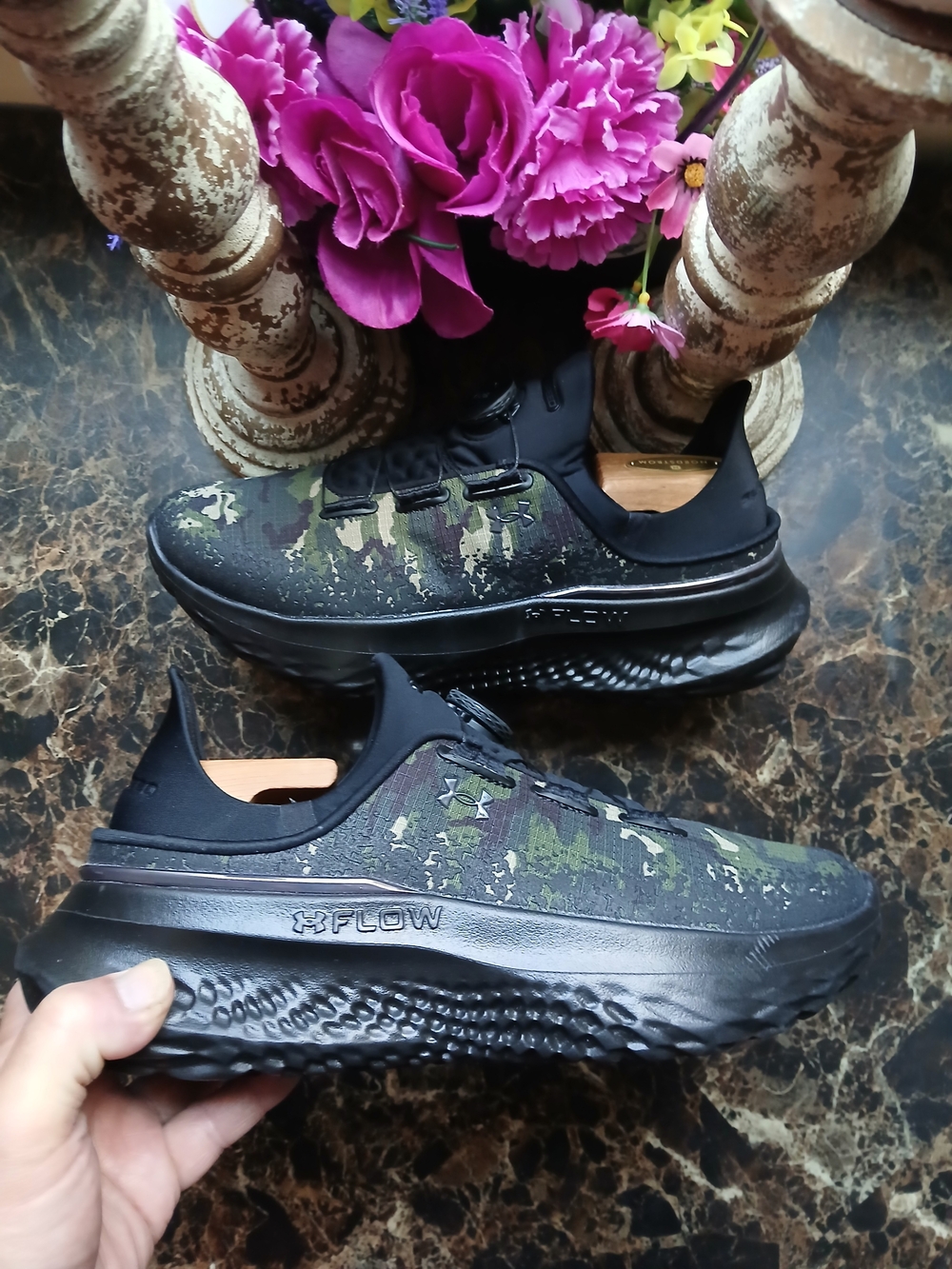 🇺🇸 4th of July Under Armour Slip Speed Mega Camo Pack Shoes 9.5 Men/11 Women